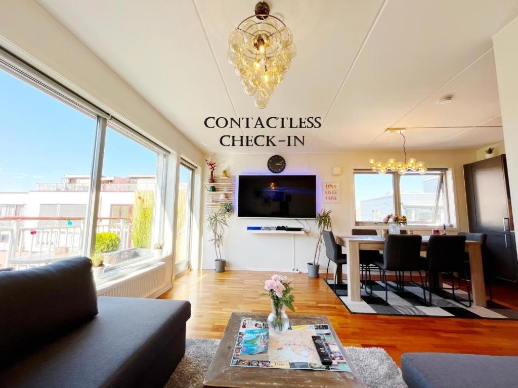 Top Floor City Center Flat With Free Parking Oslo Extérieur photo